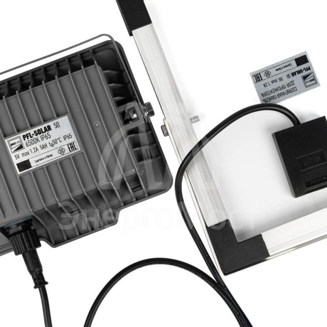 Прожектор светодиодный PFL SOLAR 50 6500К IP65 (в компл. с солнечной панелью и пультом) JazzWay 5044395