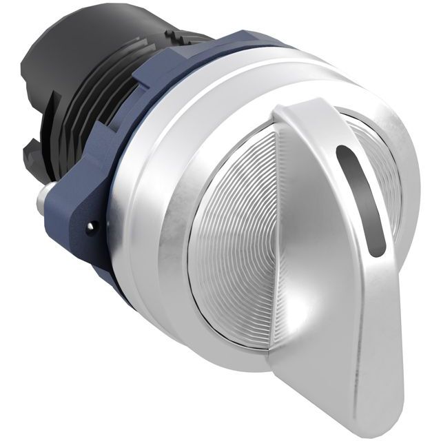 Головка переключателя на 3 положения с фиксацией стандартная ручка алюм. черн. DKC M22S-L3A