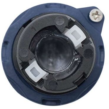 Головка переключателя на 3 положения с фиксацией стандартная ручка алюм. черн. DKC M22S-L3A