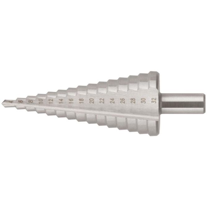 Сверло по металлу ступенчатое 4-32мм 15 ступеней HSS КУРС 36405