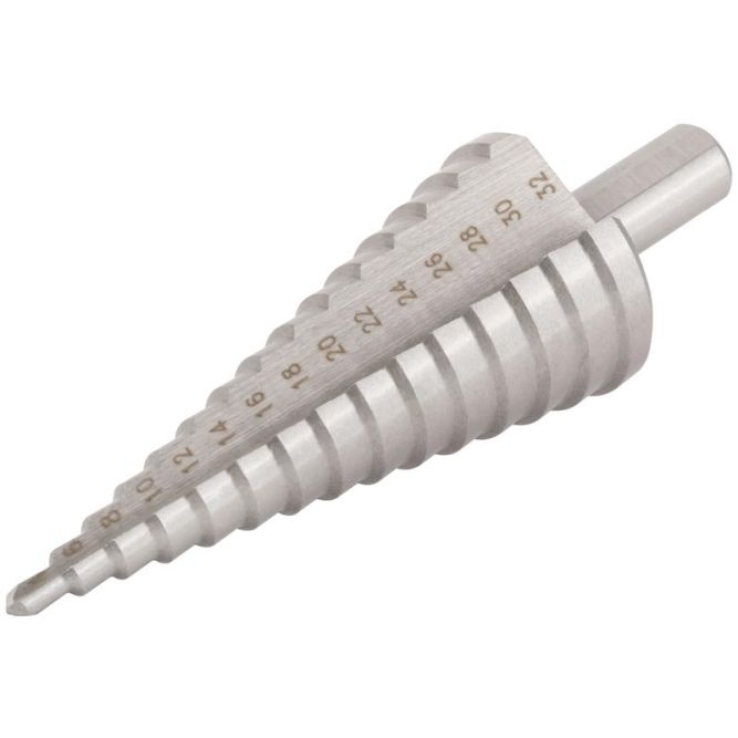 Сверло по металлу ступенчатое 4-32мм 15 ступеней HSS КУРС 36405