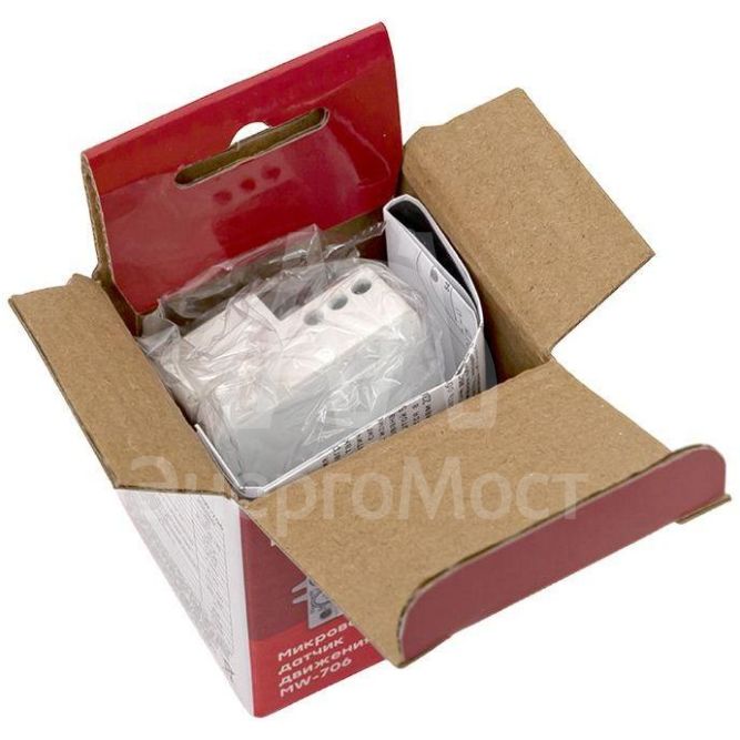 Датчик движения микроволновый MW-706 1200Вт 360град. до 8м IP20 бел. EKF dd-mw-706