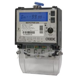 Счетчик Меркурий 204 ARTMX2-02 DPOBHR 1ф многотариф. МСК Инкотекс М0000066542