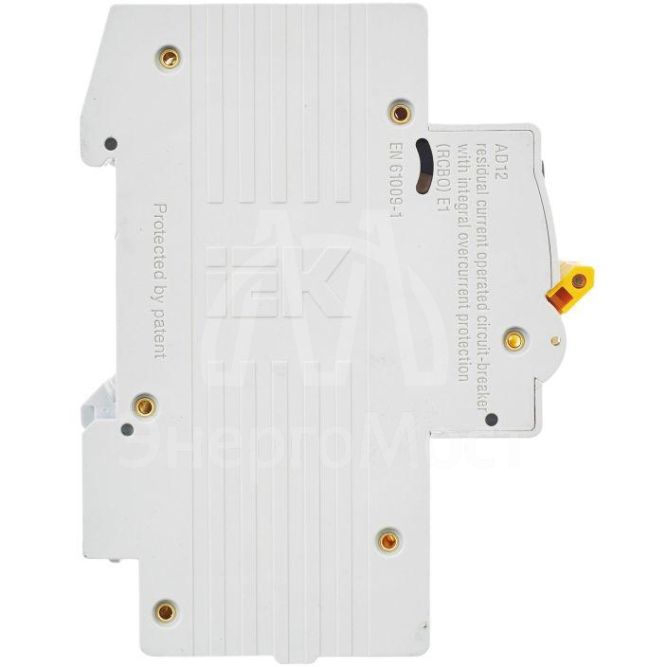 Выключатель автоматический дифференциального тока 2п C 10А 30мА тип AC 4.5кА АД-12 IEK MAD10-2-010-C-030