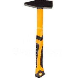 Молоток 600г квадр. боек фиберглассовая двухкомпонентная ручка Вихрь 73/6/8/6