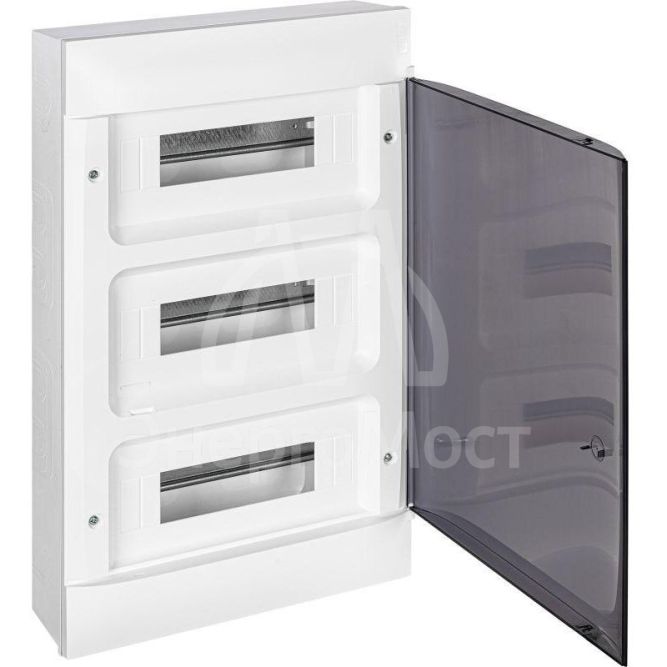 Щиток пластиковый навесной Practibox S 3х12 дым. дверь Leg 135613