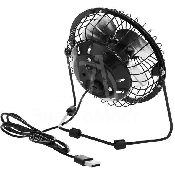 Вентилятор настольный (DX-4) USB черн. DOMIE 60-0225