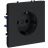 Розетка 1-м СП S70 16А с заземл. механизм графит Voltum VLS040107
