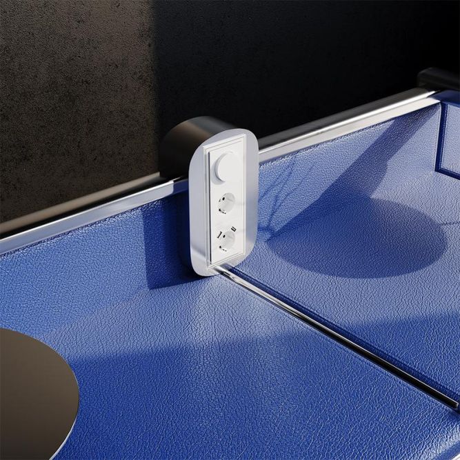 Рамка 3-м S70 стеклян. бел. Voltum VLS110301