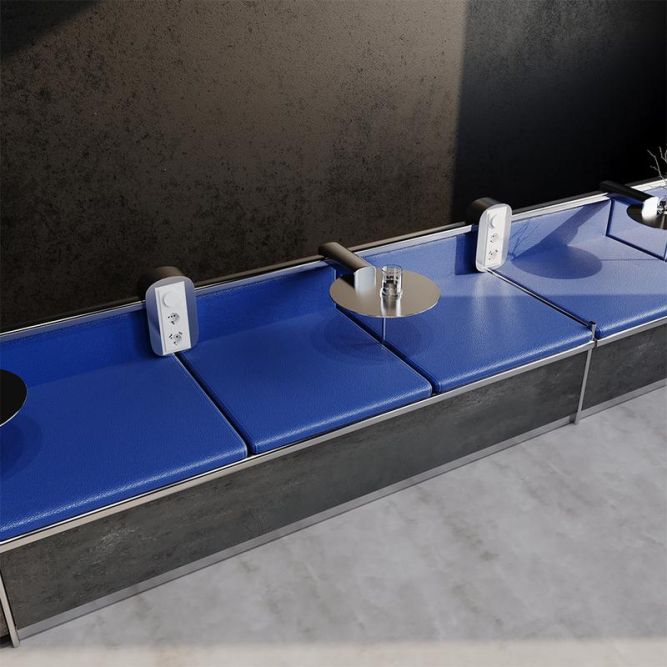 Рамка 3-м S70 стеклян. бел. Voltum VLS110301