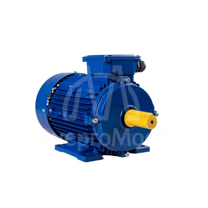 Электродвигатель АИР 80 (1,5 кВт 1500 об/мин) В4 IM 2081 на лапах с фланцем