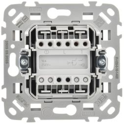 Выключатель 2-кл. СП FLITE ВС12-1-0-ФлЧ 10А механизм черн. IEK FI-V20-0-10-1-K02