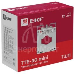 Трансформатор тока ТТЕ 30 150/5А кл. точн. 0.5 5В.А EKF tte-30-150/tc-30-150