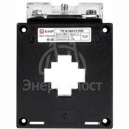 Трансформатор тока ТТЕ 30 150/5А кл. точн. 0.5 5В.А EKF tte-30-150/tc-30-150