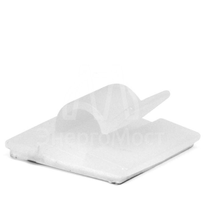 Клипса самоклеящаяся 18.5х18.5 для круглого кабеля бел. (уп.100шт) DKC 25430SR