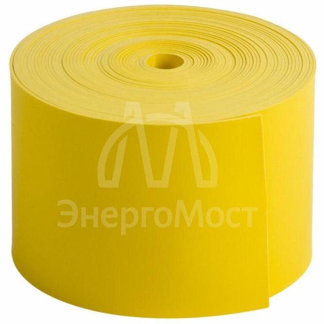 Лента термоус. ТЛ-0.8 50мм 5м с клеевым слоем желт. Rexant 48-9012