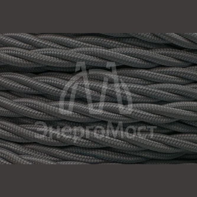 Провод 2х1.5 Графит матов. (уп.150м) Bironi B1-424-713-150