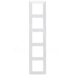 Рамка 5-м Valena Life универсальная бел. Leg 754005