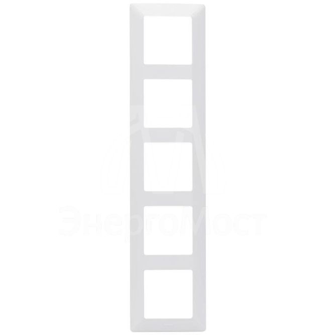 Рамка 5-м Valena Life универсальная бел. Leg 754005