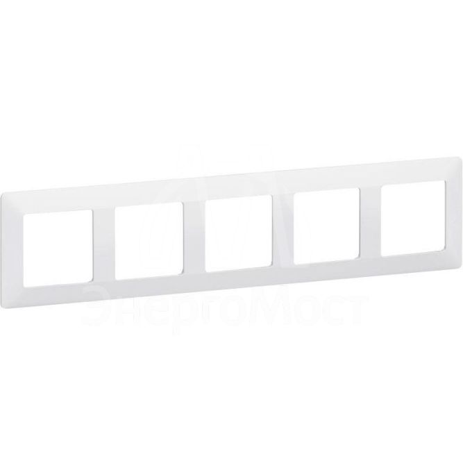 Рамка 5-м Valena Life универсальная бел. Leg 754005