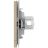 Розетка компьютерная 2-м KANT RJ45 кат.6A без шторки ванильн. марципан DKC 7015674