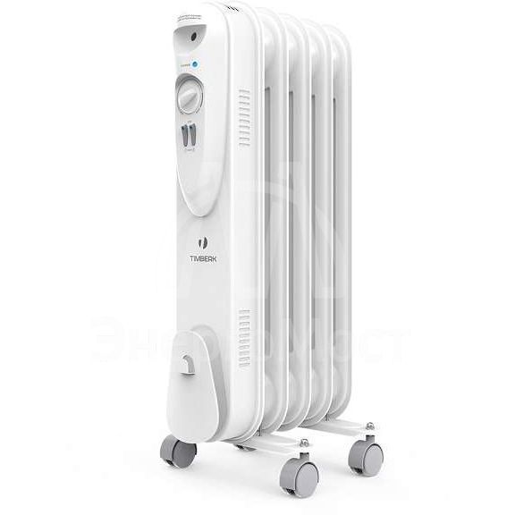 Радиатор электрич. 5 секц. масл. 1000Вт Compact бел. Timberk TOR 21.1005 SLX