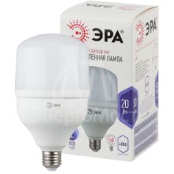 Лампа светодиодная высокомощная STD LED POWER T80-20W-6500-E27 20Вт T80 колокол 6500К холод. бел. E27 1600лм Эра Б0027011
