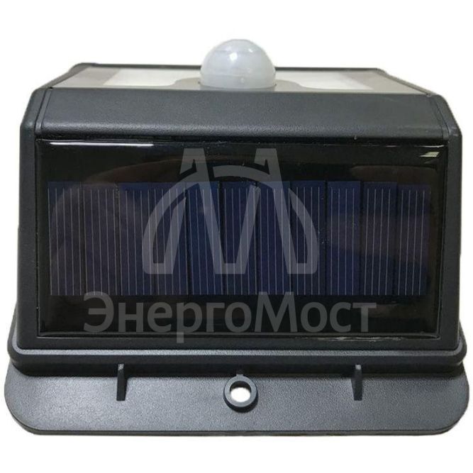 Светильник светодиодный настенный 8LED с датчиком движения и освещенности (фотореле) солнечная батарея Lamper 602-210