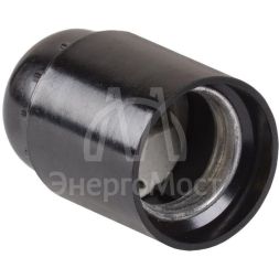 Патрон электрич. E27 Пкб27-04-К01 подвесной карболит. черн. (с этикет.) IEK EPK10-04-01-K01