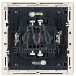 Выключатель 1-кл. СП FORTE&amp;amp;PIANO 10А FP401 ваниль IEK FP-V10-0-10-1-K10