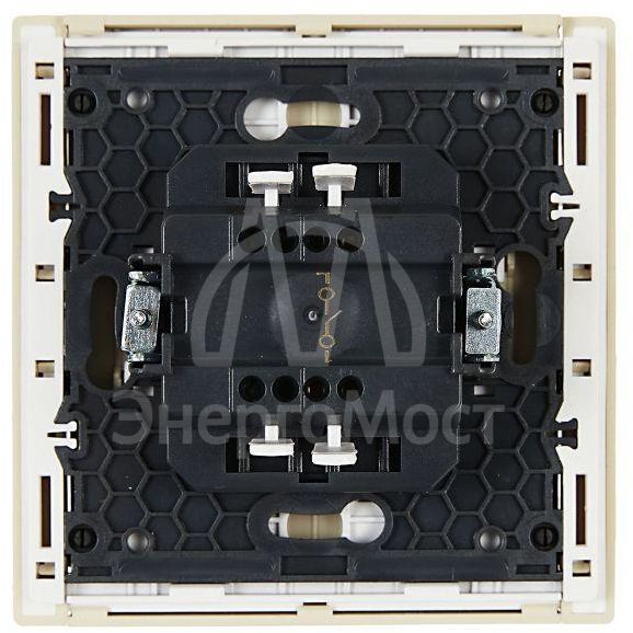 Выключатель 1-кл. СП FORTE&amp;amp;PIANO 10А FP401 ваниль IEK FP-V10-0-10-1-K10