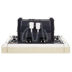 Выключатель 1-кл. СП FORTE&amp;amp;PIANO 10А FP401 ваниль IEK FP-V10-0-10-1-K10