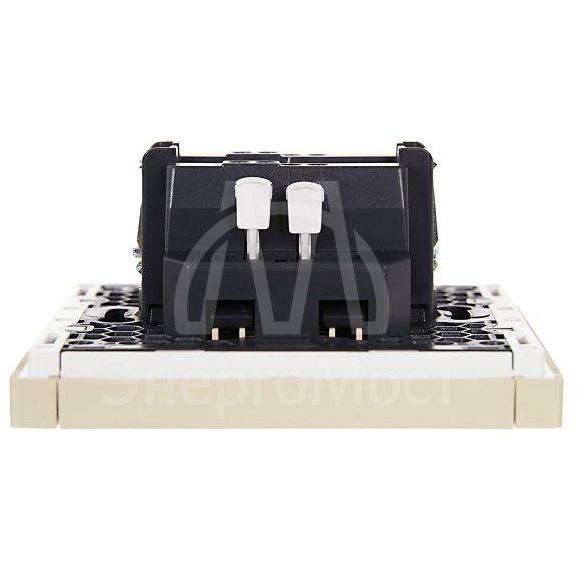 Выключатель 1-кл. СП FORTE&amp;amp;PIANO 10А FP401 ваниль IEK FP-V10-0-10-1-K10