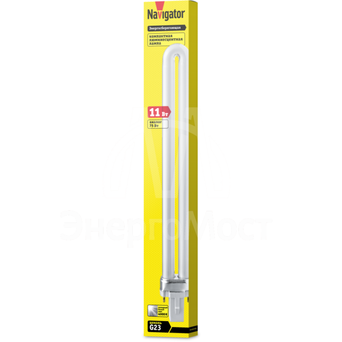 Лампа люминесцентная компакт. 94 073 NCL-PS-11-840-G23 Navigator 94073