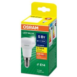 Лампа светодиодная LED G4 Value LVR3940 5W/927 CRI95 5Вт 2700К 500лм грибовидная матов. E14 170-250В OSRAM 4610590511679