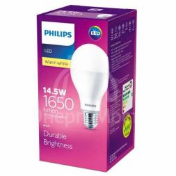 Лампа светодиодная LEDBulb 14.5W E27 3000К 230В A67 Philips 929002003849