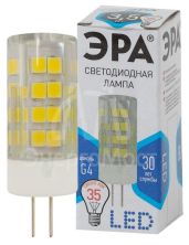 Лампа светодиодная JC-3.5w-220V-corn ceramics-840-G4 280лм ЭРА Б0027856