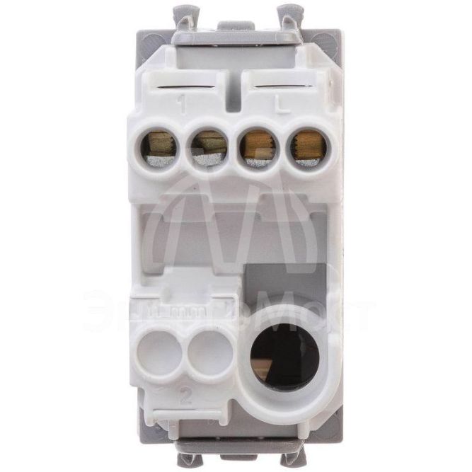 Выключатель модульный 1-кл. 1мод. Avanti &amp;quot;Белое облако&amp;quot; 16А IP20 бел. DKC 4400101