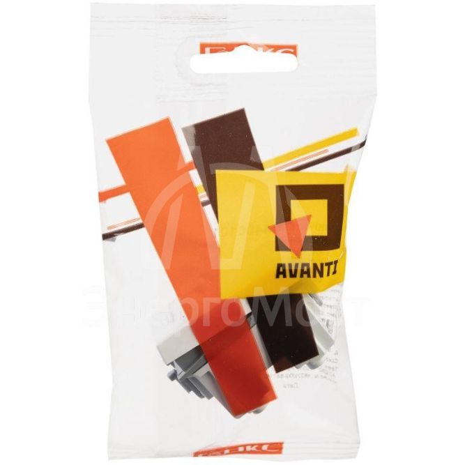 Выключатель модульный 1-кл. 1мод. Avanti &amp;quot;Белое облако&amp;quot; 16А IP20 бел. DKC 4400101