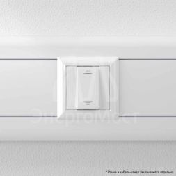 Выключатель модульный 1-кл. 1мод. Avanti &amp;quot;Белое облако&amp;quot; 16А IP20 бел. DKC 4400101