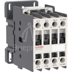 Контактор магнитный YON DSC012 12A 5.5кВт AC3 3P кат.220В AC 1НО YON DSC012-3C10A230