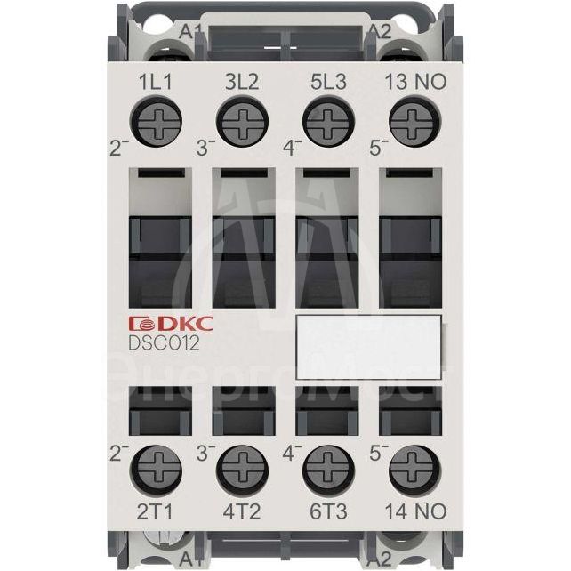 Контактор магнитный YON DSC012 12A 5.5кВт AC3 3P кат.220В AC 1НО YON DSC012-3C10A230