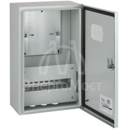 Корпус металлический ЩРУНг (окно)-3/12 IP54 500х300х175 NO_SIMPLE_STM_SHRUNg(okno)-3/12_IP54 ЭРА Б0041683