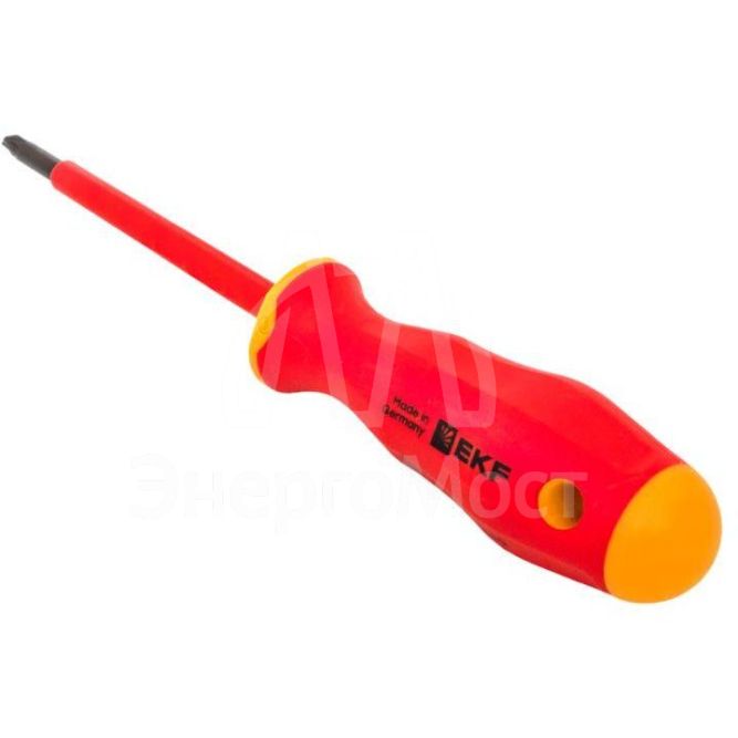 Отвертка Professional PZ-FL1х80мм VDE 1000В EKF pz-fl-1-80-pro-in