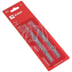 Пилка для электролобзика обратные T101BR (чистовой рез по ДВП)(SK5) (уп.2шт) Expert EKF pl-t101br-2