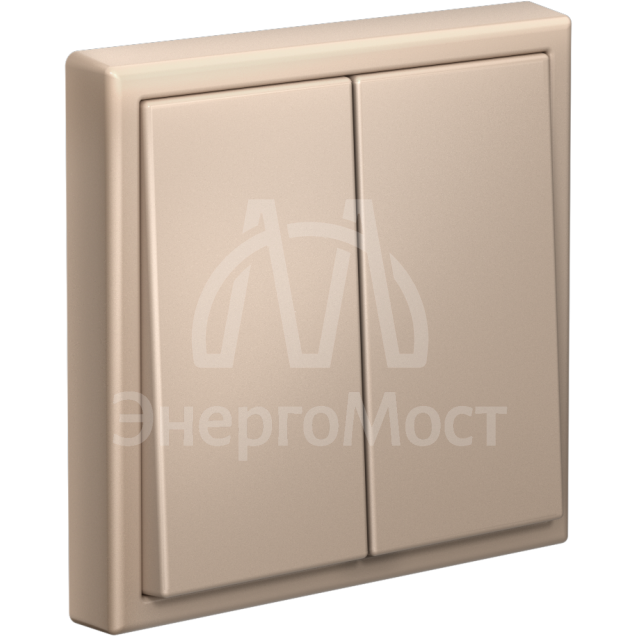 Выключатель 2-кл. ArtGallery 10AX быстрозажим. клем. механизм песочн. SE GAL001251S