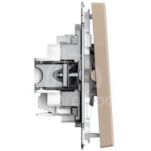 Выключатель 2-кл. ArtGallery 10AX быстрозажим. клем. механизм песочн. SE GAL001251S