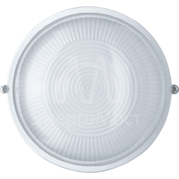 Светильник ЛОН 94 802 NBL-R1-60-E27/WH 1х60Вт E27 IP54 (аналог НПБ 1301 бел. круг 60Вт) Navigator 94802