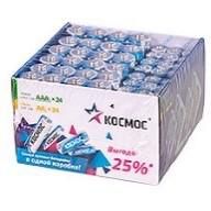 Элемент питания алкалиновый AA/LR6 AAA/LR03 (уп.48шт) КОСМОС KOCLR620BOX