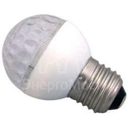 Лампа светодиодная 1Вт 9LED Шар d50 E27 бел. Neon-Night 405-215